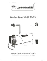 Alladin-Air SFL Installation Instructions Manual предпросмотр