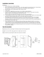 Предварительный просмотр 5 страницы Allavino FLEXCOUNT II TRU-VINO VSWB30 Instruction Manual