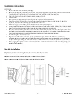 Предварительный просмотр 5 страницы Allavino FlexCount II Tru-Vino VSWR36-2 Instruction Manual