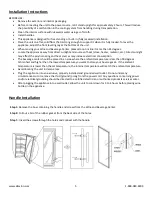 Предварительный просмотр 5 страницы Allavino VSWB-2 Instruction Manual