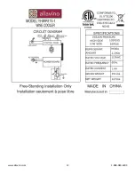 Предварительный просмотр 12 страницы Allavino YHWR174-1 Instruction Manual