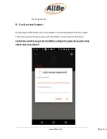 Preview for 14 page of AllBe Solutions AllBe1 User Manual