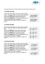 Preview for 3 page of Allday Time Systems AD-200N Operation Manual