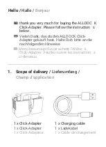 Предварительный просмотр 2 страницы ALLDOCK CLICK-ADAPTER Assembly Instructions Manual