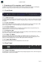 Предварительный просмотр 4 страницы Alldsp PLP226 User Manual