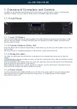 Предварительный просмотр 4 страницы Alldsp SMA-6P2408 User Manual