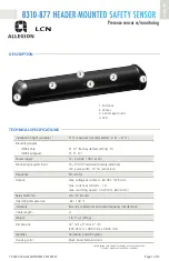 Allegion 8310-877 Manual предпросмотр