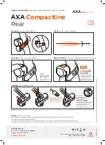 Предварительный просмотр 2 страницы Allegion AXA Compactline 20 Front Instruction Manual