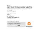 Preview for 3 page of Allegion Interflex IF-171 Technical Manual