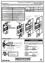 Preview for 3 page of Allegion LOCKNETICS NC450 Series Installation Instructions