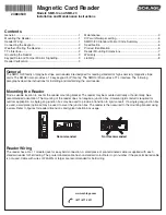 Allegion Schlage SMR-10 Installation And Maintenance Instructions Manual предпросмотр