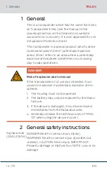 Preview for 14 page of Allegion Simons Voss Technologies TRA.EX Quick Manual