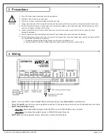 Preview for 2 page of Allegion WRT-K Installation Instructions Manual