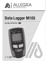 Preview for 9 page of Allegra Datenlogger M103 Operating Instructions Manual