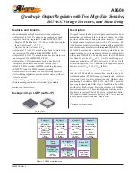 Allegro MicroSystems A8600 Manual предпросмотр