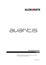 ALLEN & HEATH Avantis Getting Started Manual предпросмотр