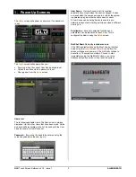 Preview for 3 page of ALLEN & HEATH DIGITAL MIXING SYSTEM Screen Reference Manual