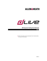 ALLEN & HEATH dLive DX32 Getting Started Manual preview