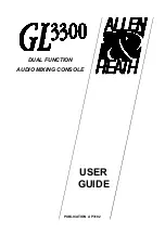 ALLEN & HEATH GL3300 User Manual предпросмотр