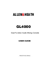 Предварительный просмотр 1 страницы ALLEN & HEATH GL4000 User Manual