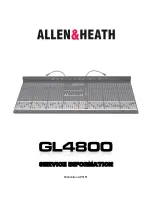 ALLEN & HEATH GL4800 Service Information preview