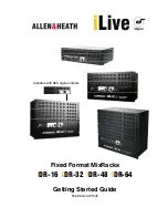 ALLEN & HEATH iDR MixRack Getting Started Manual preview