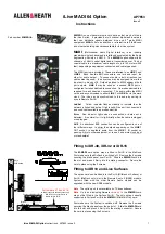 ALLEN & HEATH iLive MADI 64 Instructions предпросмотр