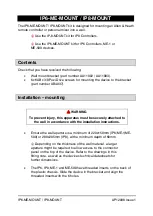 Предварительный просмотр 1 страницы ALLEN & HEATH IP6-ME-MOUNT Quick Start Manual