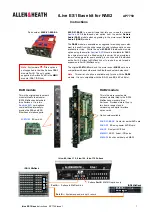 ALLEN & HEATH M-ES-V1-BASE Instructions предпросмотр