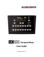 ALLEN & HEATH ME 500 User Manual preview