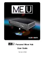 ALLEN & HEATH ME U User Manual предпросмотр