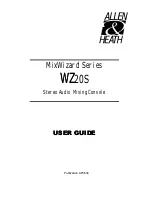 ALLEN & HEATH MixWizard WZ20S User Manual предпросмотр