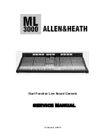 Предварительный просмотр 1 страницы ALLEN & HEATH ML 3000 Service Manual