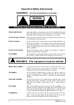 Предварительный просмотр 4 страницы ALLEN & HEATH ML 3000 User Manual