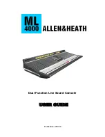 Предварительный просмотр 1 страницы ALLEN & HEATH ML4000 User Manual