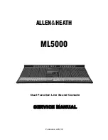 Предварительный просмотр 2 страницы ALLEN & HEATH ML5000 Service Manual