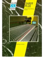 ALLEN & HEATH Saber Plus Operator'S Manual предпросмотр