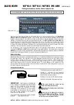 ALLEN & HEATH SYS-LINK W312/16-SLV2 Kit Fitting Instructions предпросмотр