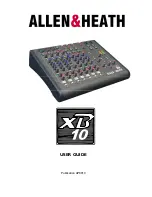 Предварительный просмотр 1 страницы ALLEN & HEATH XB 10 User Manual