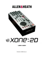 ALLEN & HEATH XONE 2D User Manual предпросмотр