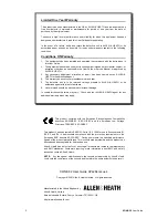 Предварительный просмотр 2 страницы ALLEN & HEATH Xone:32 User Manual