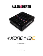 ALLEN & HEATH XONE:43C User Manual предпросмотр