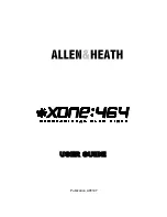 ALLEN & HEATH XONE 464 User Manual предпросмотр