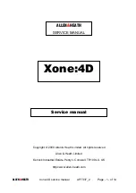 Предварительный просмотр 1 страницы ALLEN & HEATH Xone 4D Service Manual