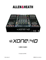 Предварительный просмотр 1 страницы ALLEN & HEATH XONE:4D User Manual