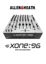 Предварительный просмотр 1 страницы ALLEN & HEATH XONE 96 Replacing Manual