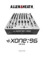 Предварительный просмотр 1 страницы ALLEN & HEATH XONE:96 User Manual