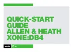 ALLEN & HEATH XONE:DB4 Quick Start Manual preview