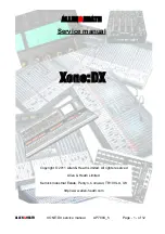 ALLEN & HEATH XONE:DX Service Manual предпросмотр