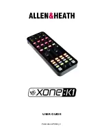 ALLEN & HEATH XONE:K1 User Manual предпросмотр